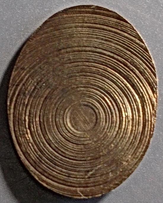 เหรียญหัวแหวนหลวงปู่วด วัดช้างไห้ 2508 กระหลั่ยทองหลังวงเดือน #13592
